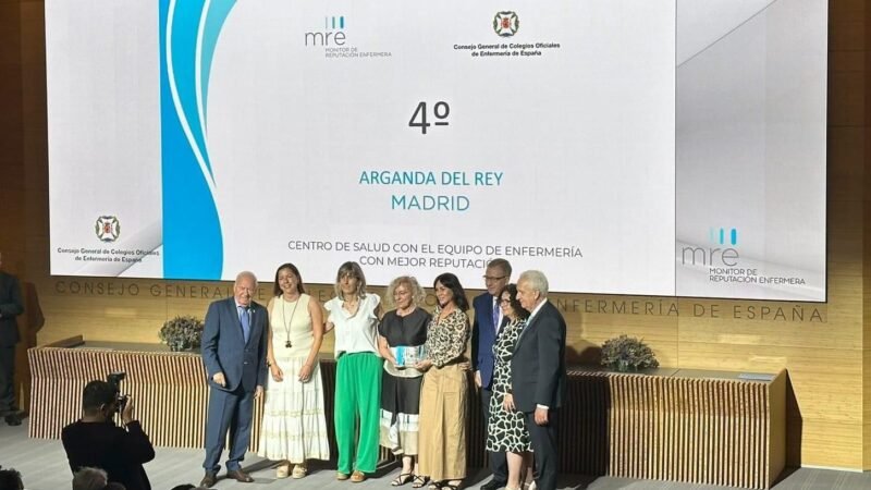 El equipo de enfermería del Centro de Salud del Camino del Molino de Arganda, el cuarto con mejor reputación de España según el CGE