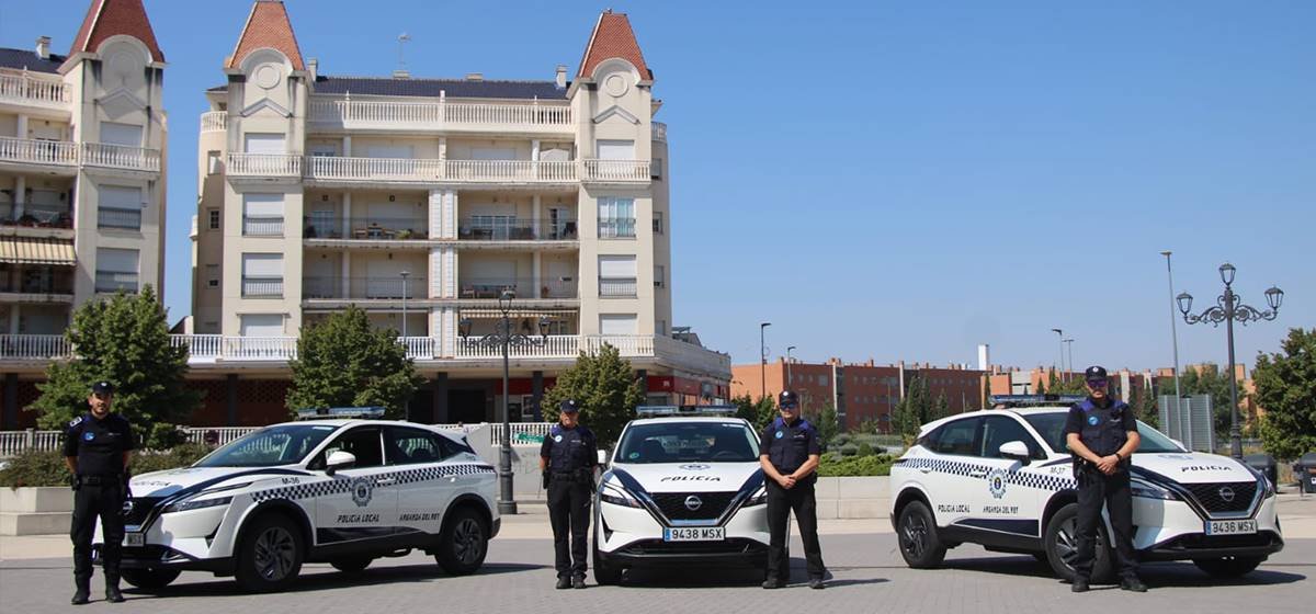 Arganda refuerza la flota de la Policía Local con tres nuevos vehículos