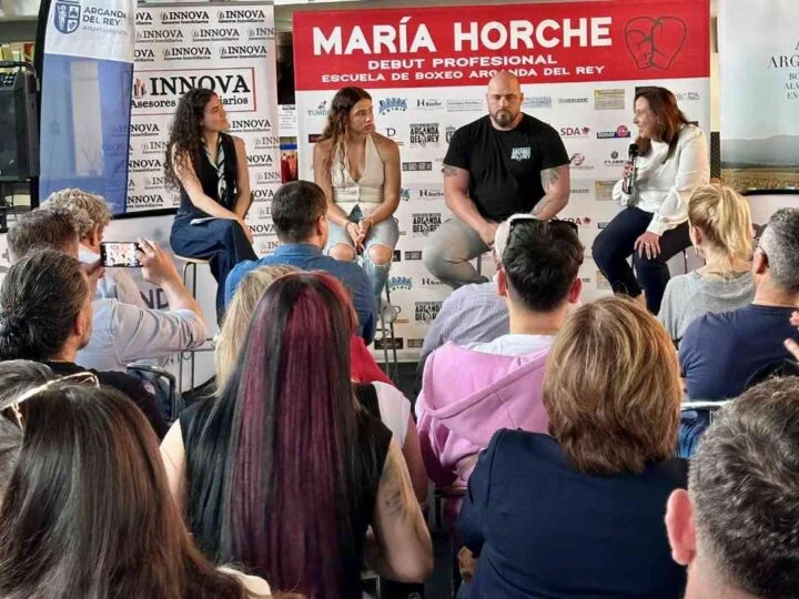 María Horche debuta como boxeadora profesional en una histórica velada en Arganda