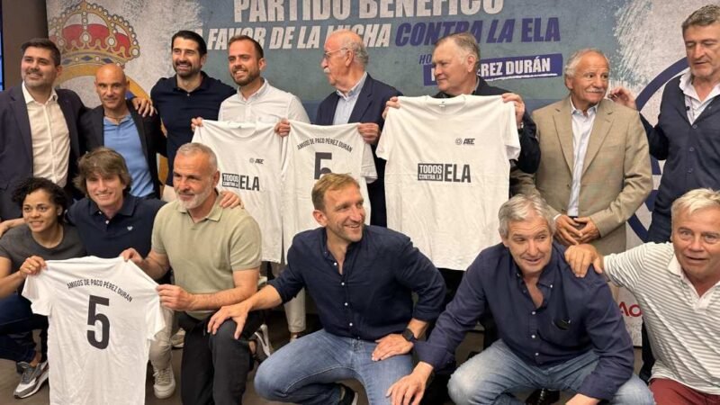 Arganda acogerá un partido benéfico entre los veteranos del Real Madrid y la AFE en apoyo a la lucha contra la ELA