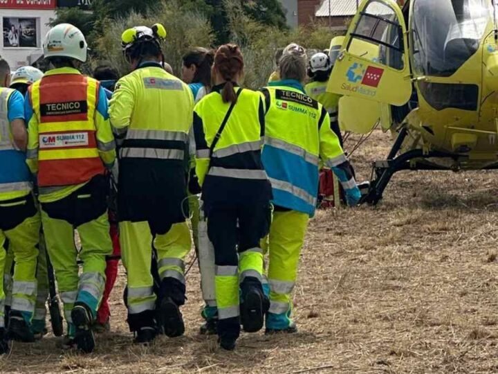 Un trabajador resulta herido grave tras una caída en una obra en Arganda del Rey