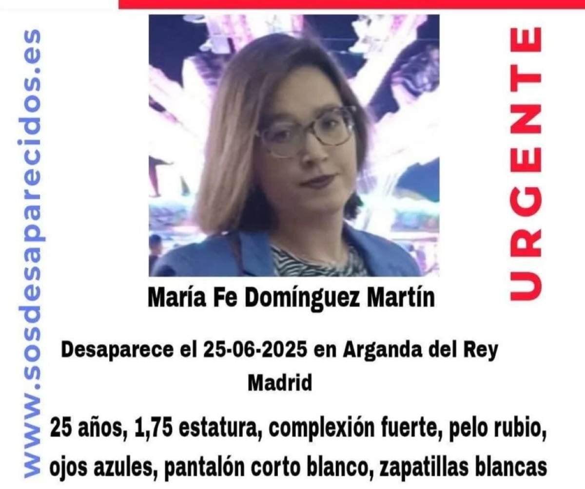 Activada alerta de búsqueda en Arganda del Rey por la desaparición de una vecina