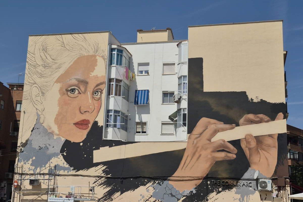 Arganda del Rey se suma al arte urbano con un espectacular mural de 350 m²