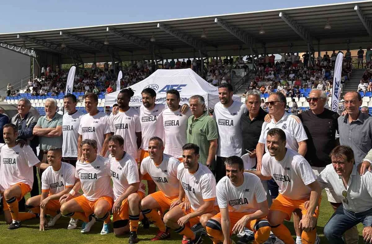 Arganda reúne 8.500 euros en un partido solidario por la investigación de la ELA