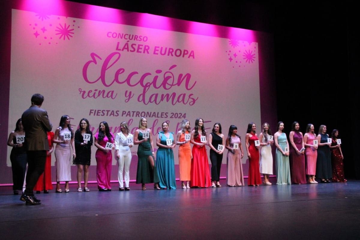 Abierto el plazo de inscripción para el Concurso Láser Europa de Reina y Damas de Honor de las Fiestas Patronales 2025