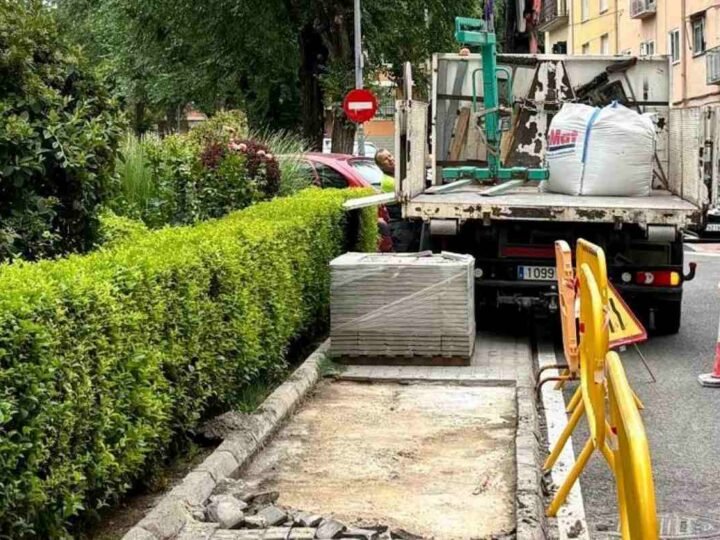 El plan de mejora de aceras sigue adelante en Arganda con nuevas intervenciones en varios barrios