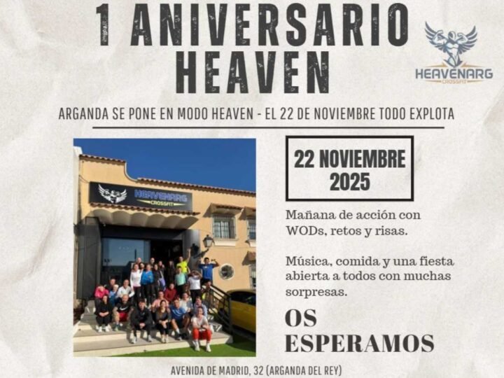 Heaven CrossFit celebra su primer aniversario en Arganda del Rey con una gran fiesta del fitness