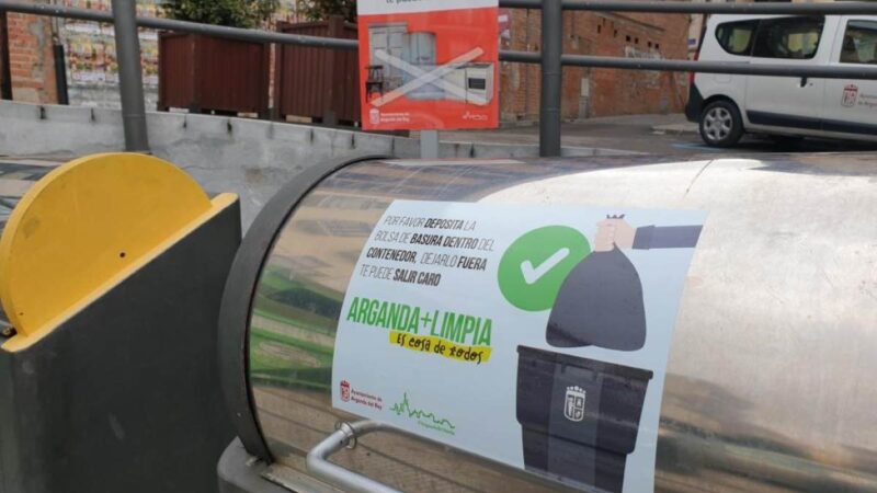 ‘Problemas de la ciudadanía’, argandeños denuncian que algunos ciudadanos no usan los contenedores correctamente