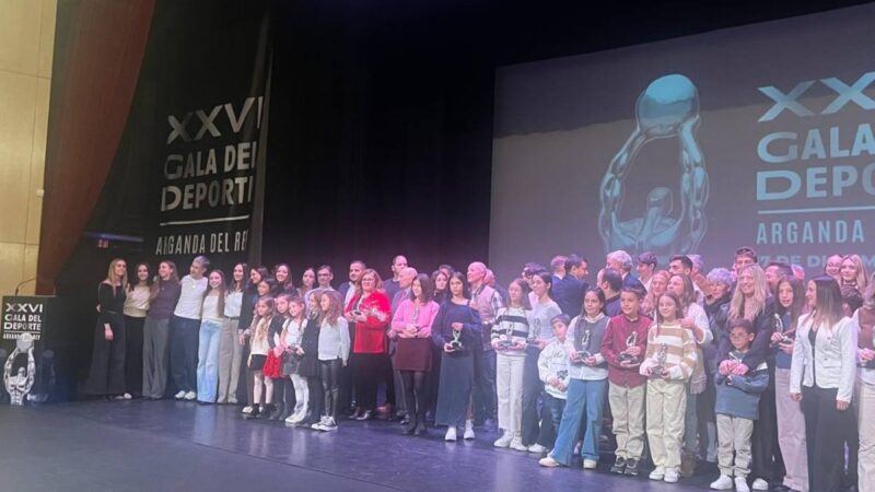 Arganda del Rey celebra por todo lo alto su XXVI Gala del Deporte