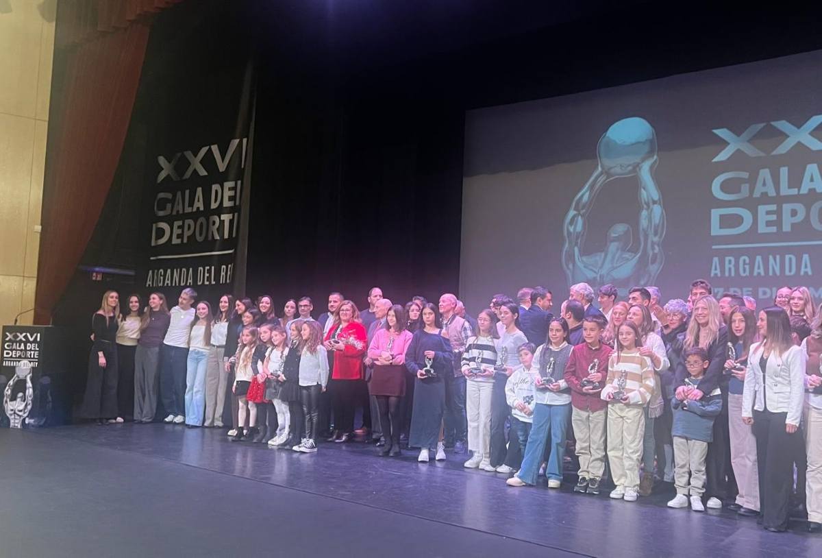 Arganda del Rey celebra por todo lo alto su XXVI Gala del Deporte