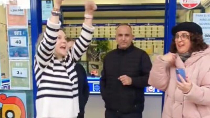 Un quinto premio de la Lotería de Navidad reparte suerte en Arganda del Rey