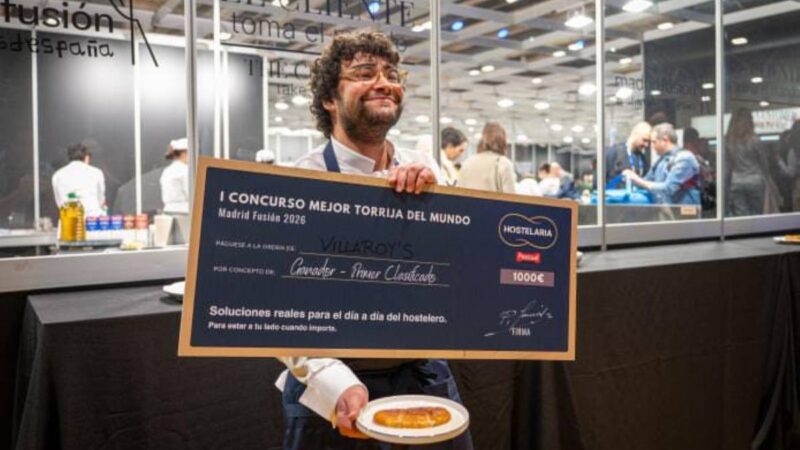 El argandeño Martín Martínez Villamor, ganador de la Mejor Torrija del Mundo en Madrid Fusión