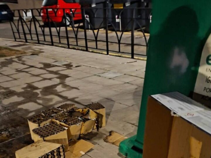 ‘Problemas de la ciudadanía’, argandeños denuncian el lanzamiento de fuegos artificiales junto a viviendas tras las campanadas