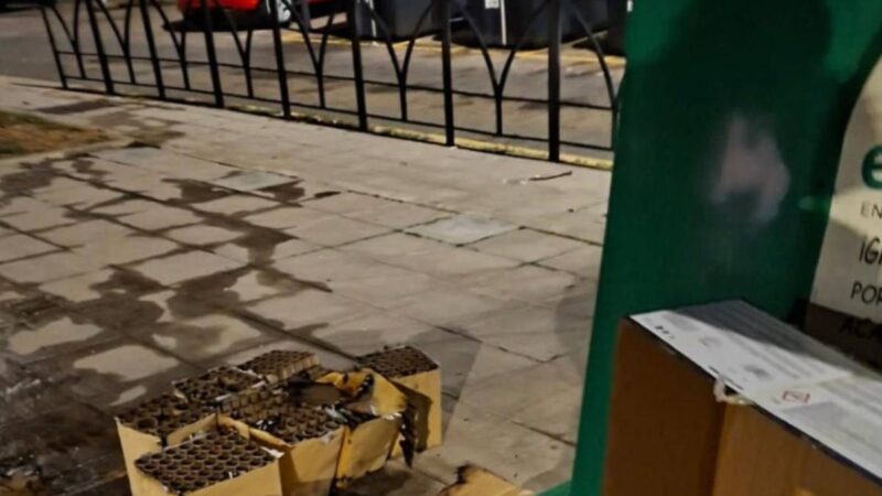 ‘Problemas de la ciudadanía’, argandeños denuncian el lanzamiento de fuegos artificiales junto a viviendas tras las campanadas