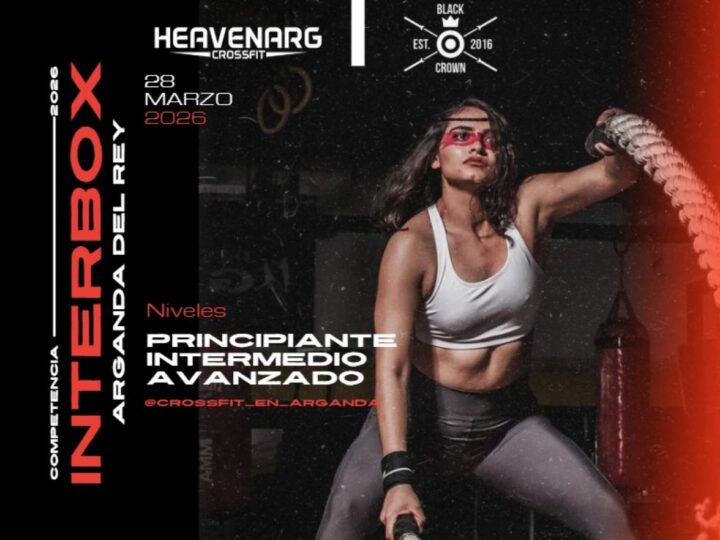 Heaven CrossFit y Black Crown se unen para lanzar “CrossFit en Arganda”: la primera Interbox será el 28 de marzo