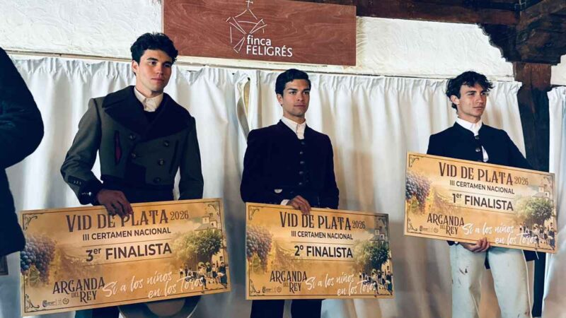 La Vid de Plata ya tiene finalistas: Arganda bate récord de asistencia en su certamen taurino