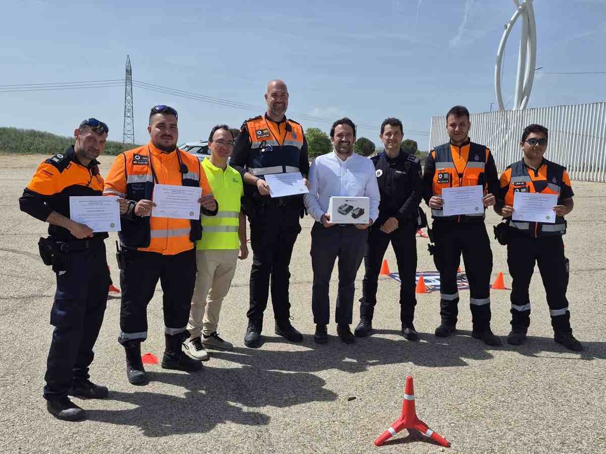 Protección Civil de Arganda se forma en pilotaje de drones para mejorar la respuesta ante emergencias