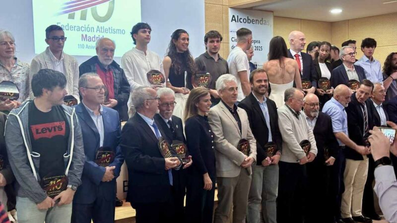 Arganda del Rey, reconocida por su impulso al atletismo en la Gala de la Federación Madrileña