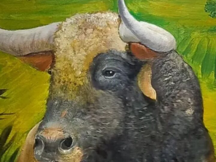 El pintor Sergio García debuta en Arganda con su exposición “Sombra en movimiento”