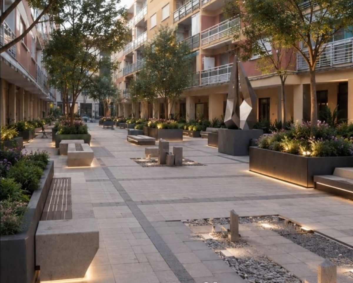 ‘Problemas de la ciudadanía’, vecinos recogen firmas para reclamar mejoras en la plaza de Juan de la Cierva