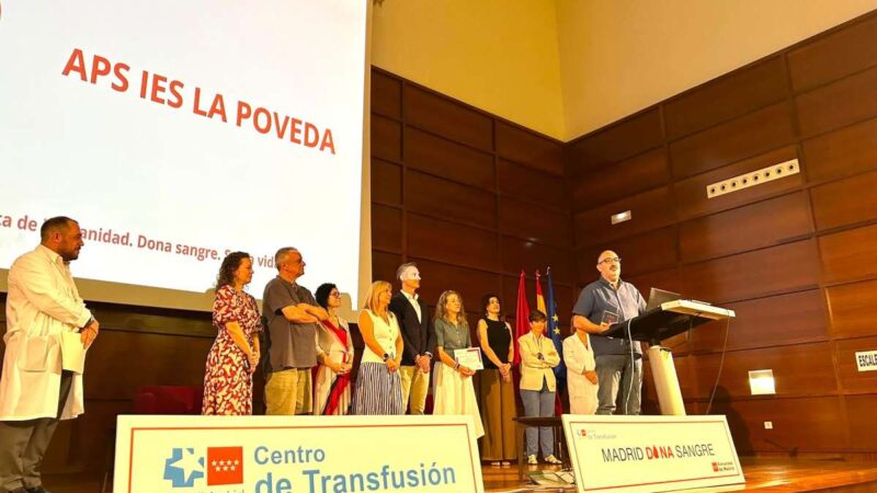 La solidaridad de Arganda tiene premio: reconocen una campaña que reunió a 137 donantes de sangre
