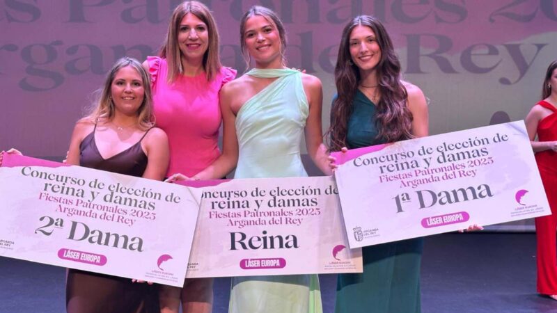 Abierta la convocatoria del Concurso Láser Europa de Reina y Damas de Honor de las Fiestas Patronales de Arganda 2026