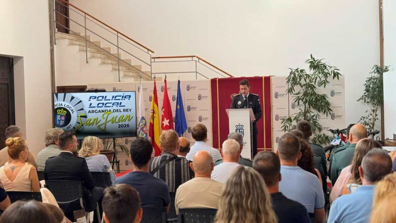 Arganda reconoce la labor de su Policía Local y homenajea a vecinos por sus actos ejemplares