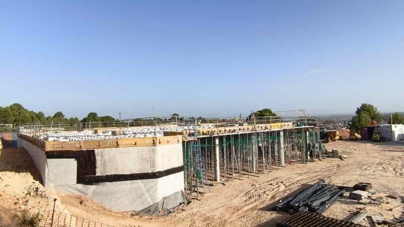Las obras del nuevo Tanatorio de Arganda alcanzan un nuevo hito con el inicio de la primera planta