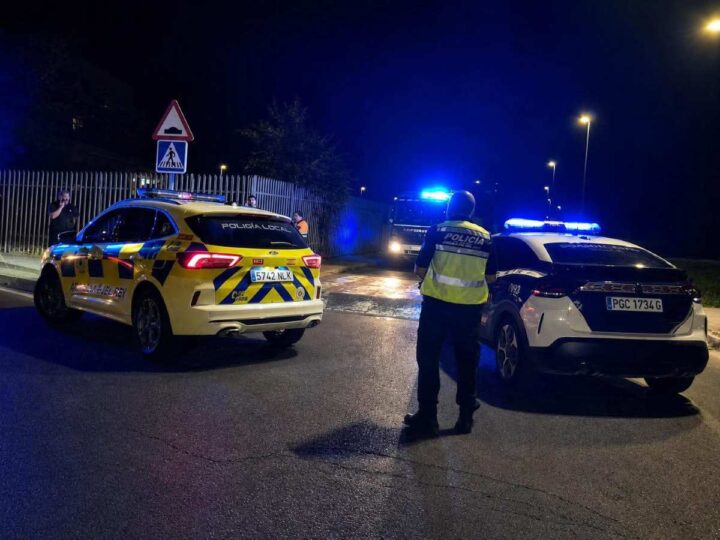 La Policía Local de Arganda frena una concentración de carreras ilegales y denuncia a 18 conductores