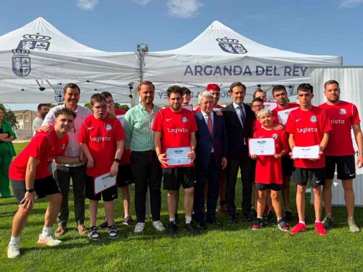 Arganda, sede de la sexta Escuela de Fútbol Adaptado de la Fundación Atlético de Madrid