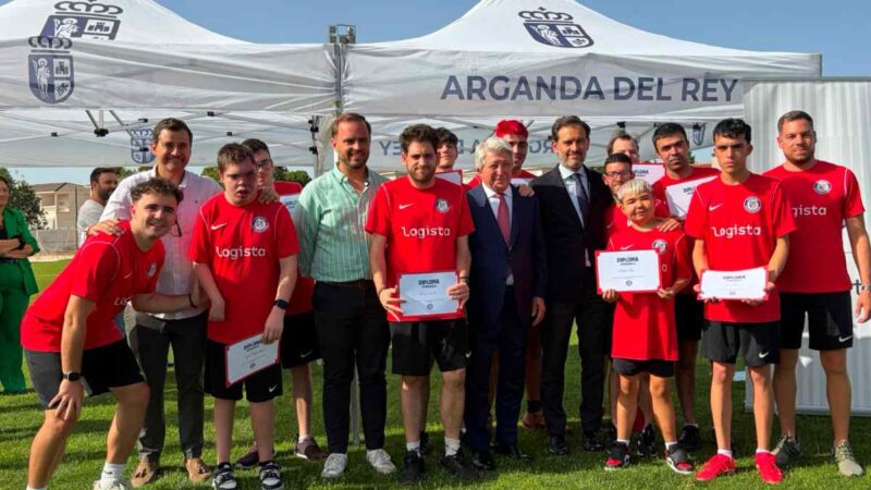 Arganda, sede de la sexta Escuela de Fútbol Adaptado de la Fundación Atlético de Madrid