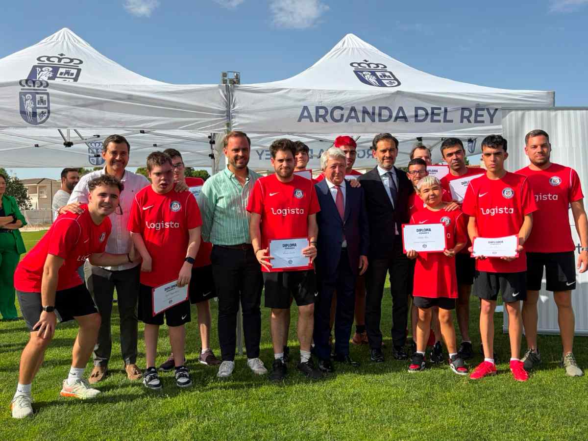 Arganda, sede de la sexta Escuela de Fútbol Adaptado de la Fundación Atlético de Madrid