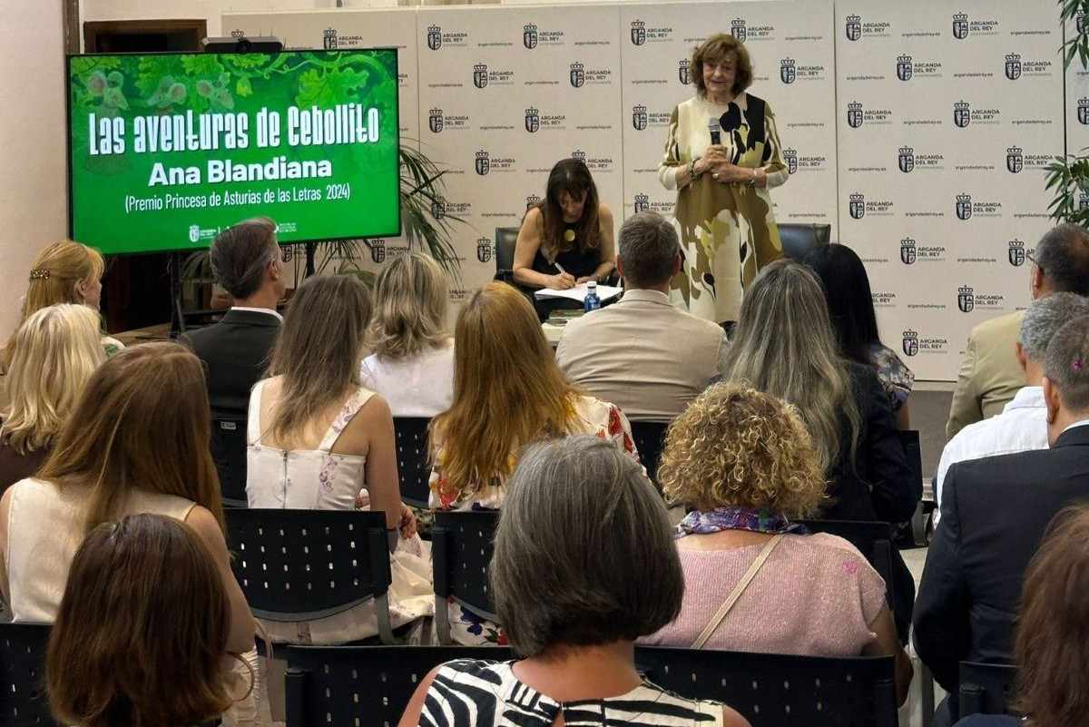Una Premio Princesa de Asturias elige Arganda para presentar su último libro