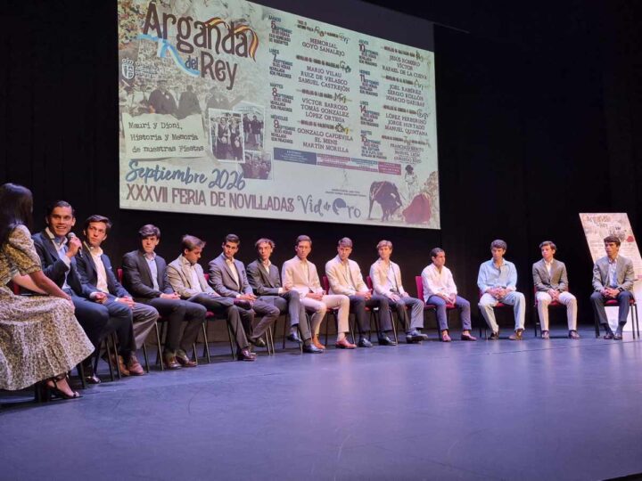 Arganda desvela el cartel completo de sus festejos taurinos para las Fiestas Patronales 2026