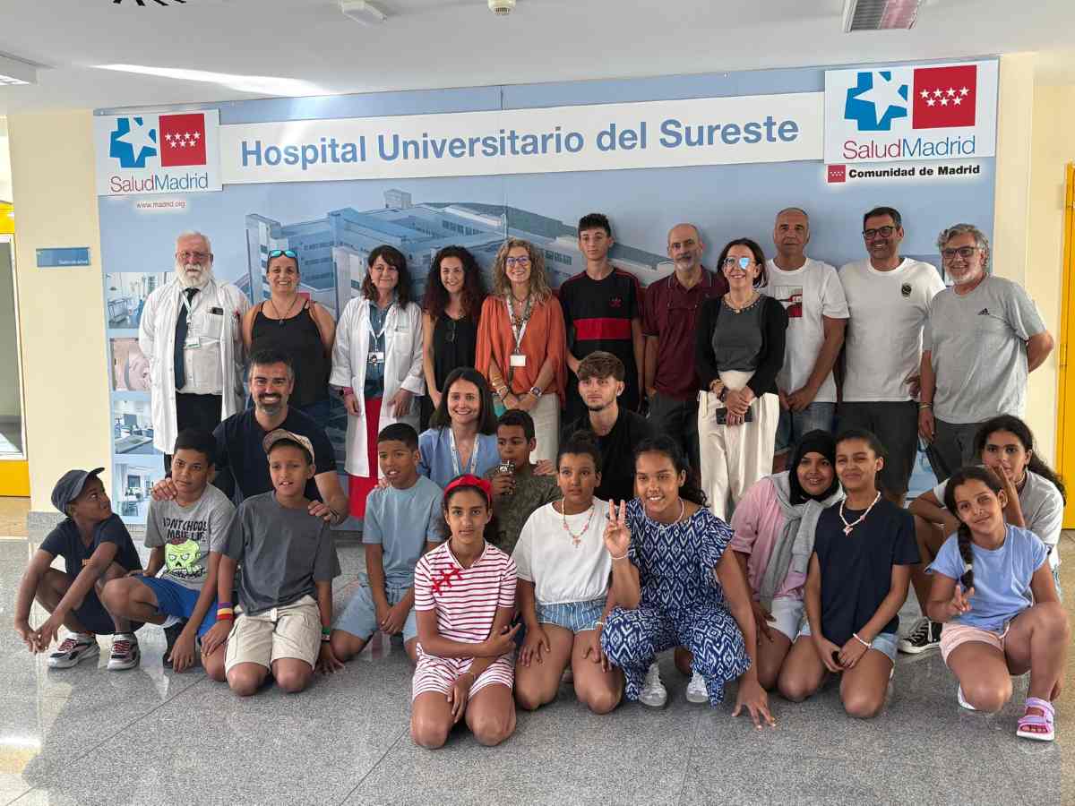 13 menores saharauis pasan su primer reconocimiento médico de verano en el Hospital del Sureste