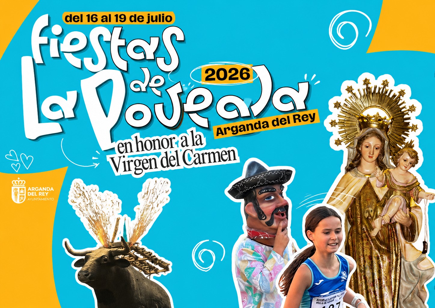 Consulta la programación completa de las Fiestas del Carmen 2026 en La Poveda