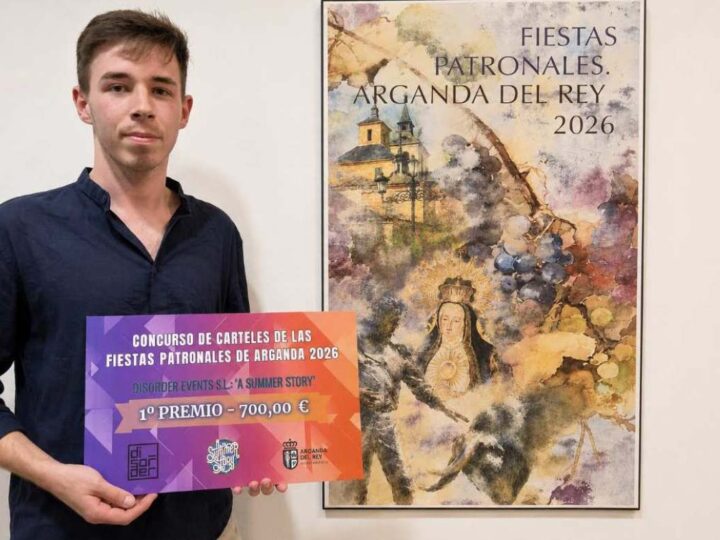 Ya hay cartel para las Fiestas Patronales de Arganda 2026: Álvaro Morillas gana la 41ª edición del concurso