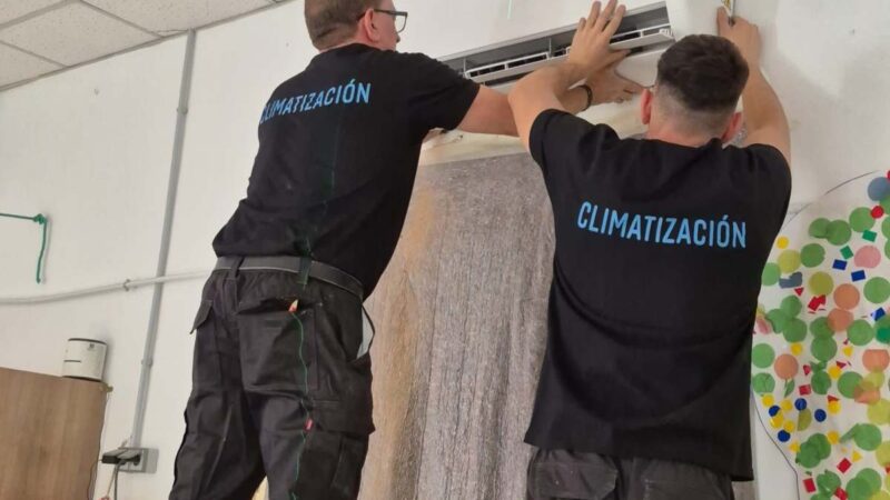 La Casa de Niños de La Poveda comienza su climatización dentro del plan de mejora de los centros educativos de Arganda