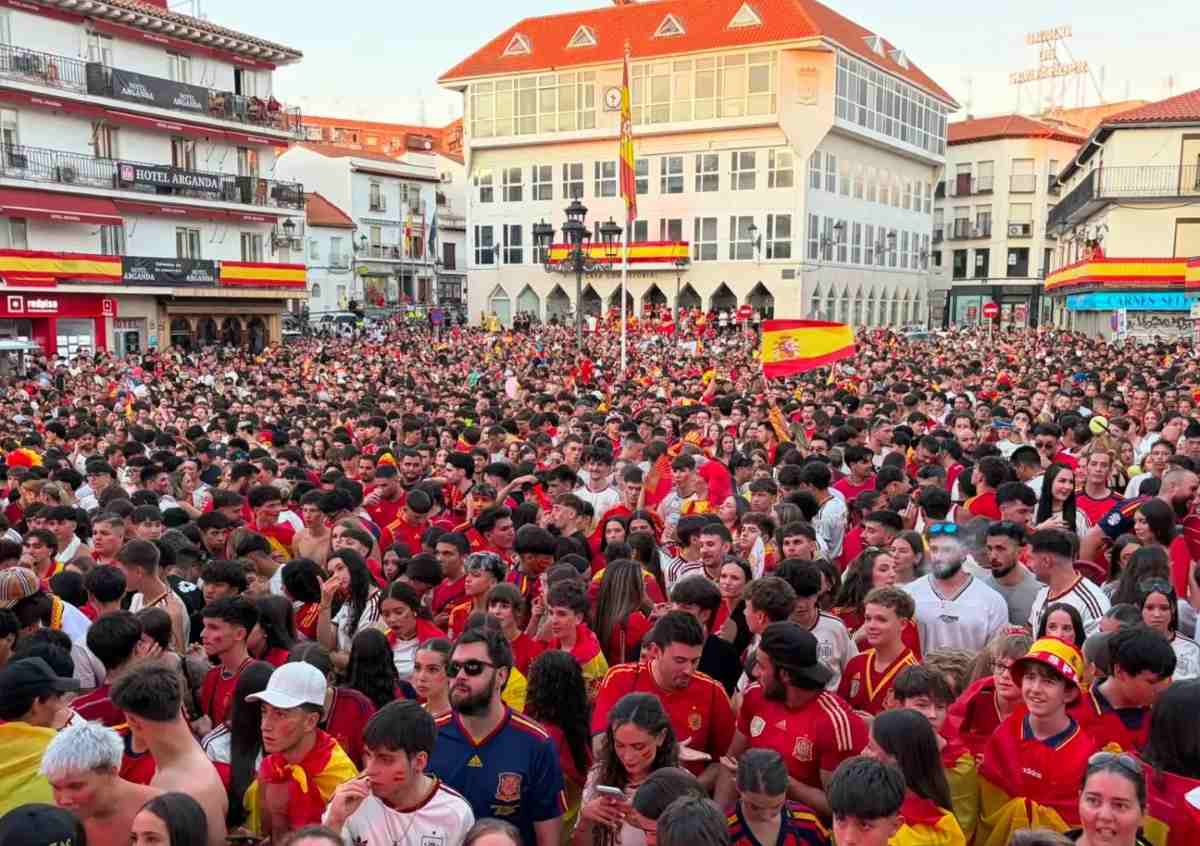 Arganda celebra una noche para la historia con la segunda estrella de España en un Mundial