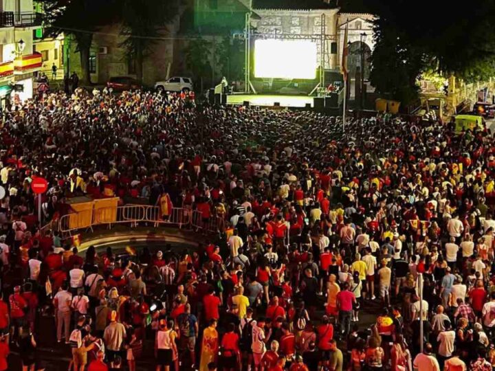 Arganda se vuelca con España y volverá a instalar una pantalla gigante para vivir la final del Mundial