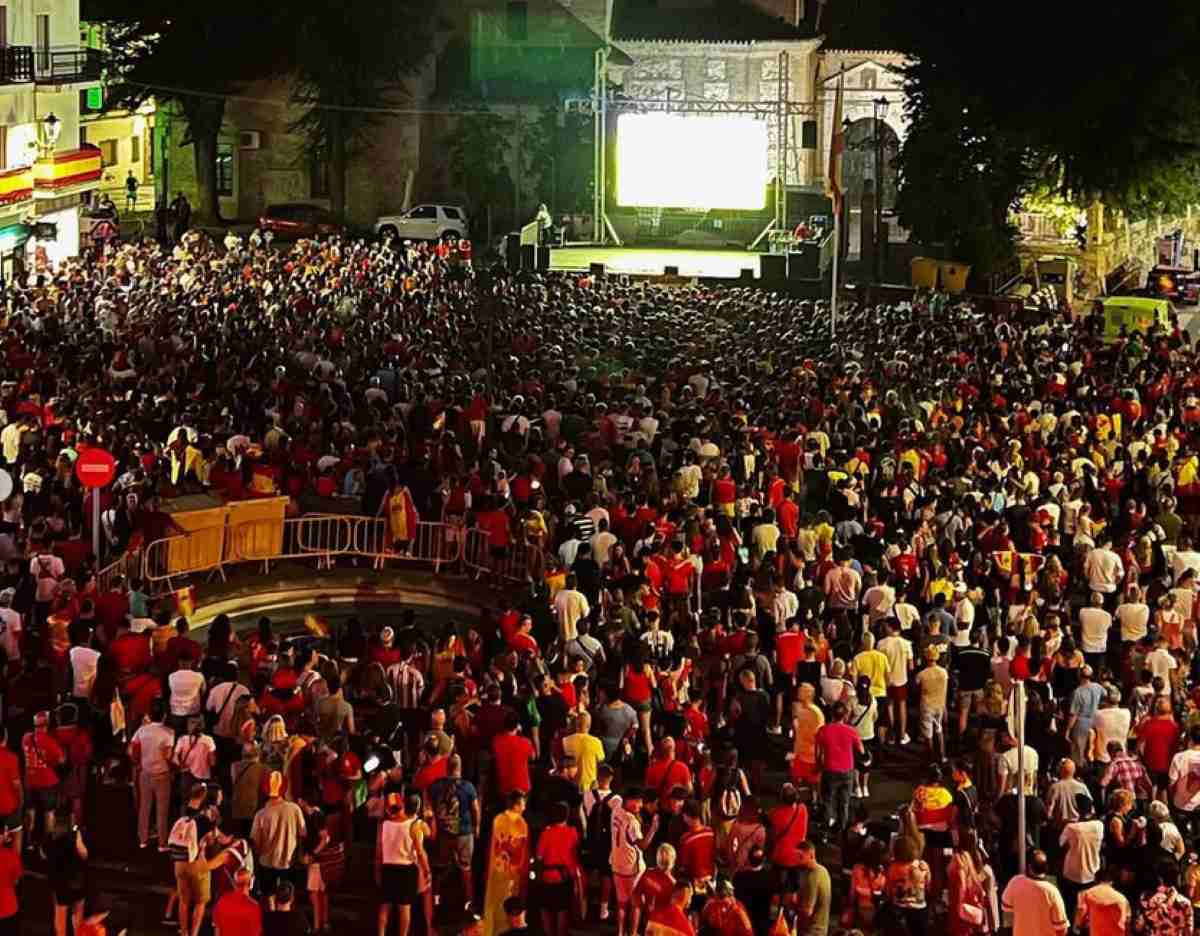 Arganda se vuelca con España y volverá a instalar una pantalla gigante para vivir la final del Mundial