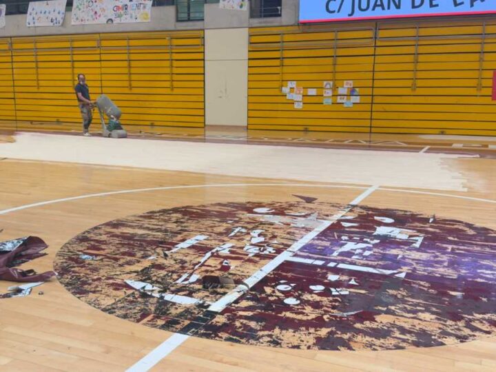 El pabellón de la Ciudad Deportiva Príncipe Felipe estrena obras para llegar en perfectas condiciones al inicio de temporada