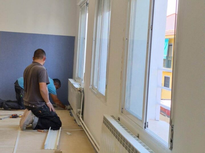 Las obras del CEIP Carretas entran en su recta final y estarán listas para el inicio del curso