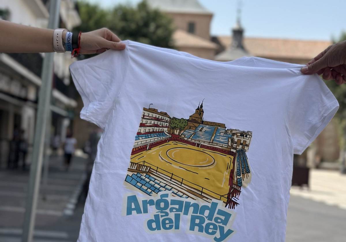Arganda pone a la venta el 24 de agosto la camiseta oficial de sus Fiestas Patronales 2026