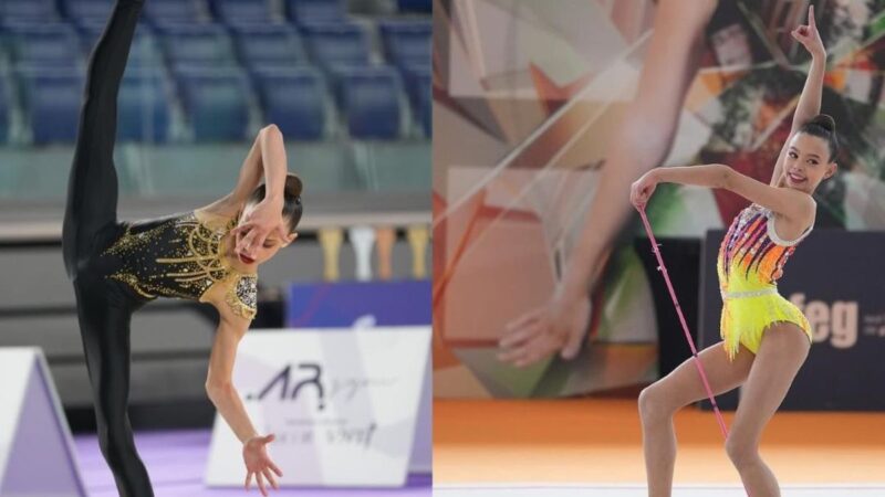 Valeria Martín, primera gimnasta del GR Arganda seleccionada por la Selección Española de Gimnasia Rítmica