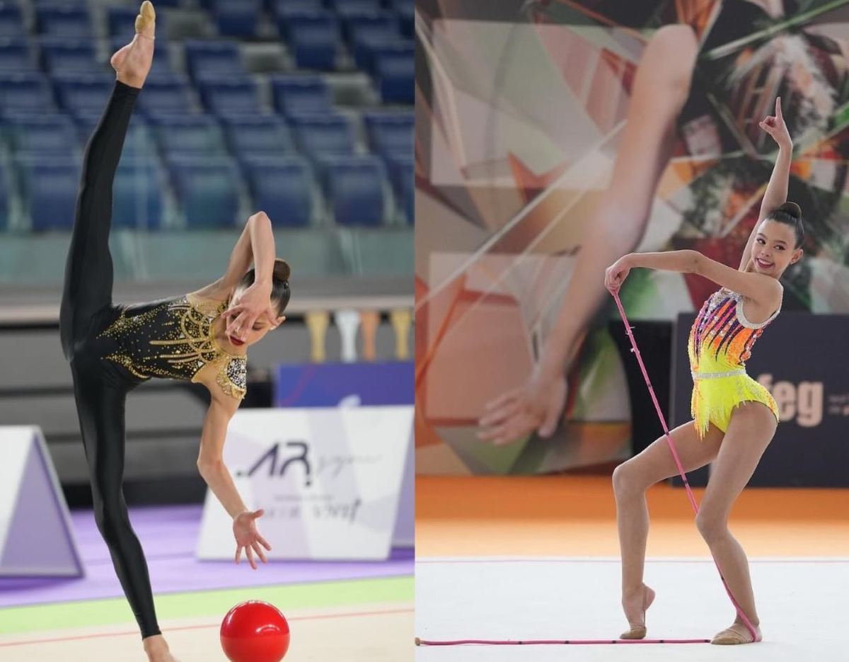 Valeria Martín, primera gimnasta del GR Arganda seleccionada por la Selección Española de Gimnasia Rítmica