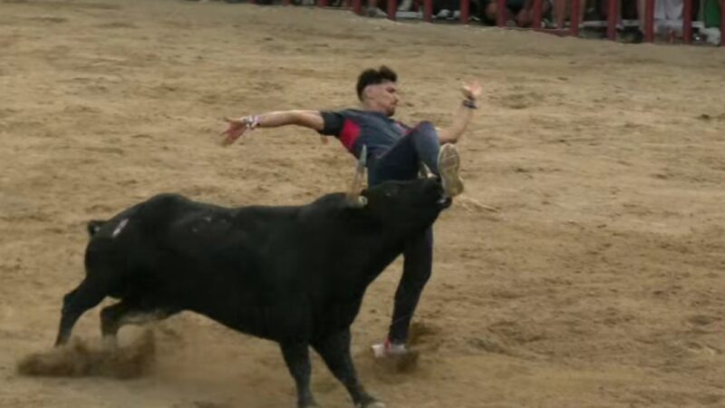 Samuel Mesonero recibe el alta tras sufrir una cornada de 15 centímetros durante el Concurso de Recortes de Arganda