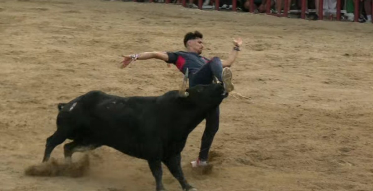 Samuel Mesonero recibe el alta tras sufrir una cornada de 15 centímetros durante el Concurso de Recortes de Arganda