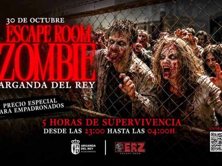 Arganda se convertirá en un apocalipsis zombie este Halloween con un Escape Room de cinco horas